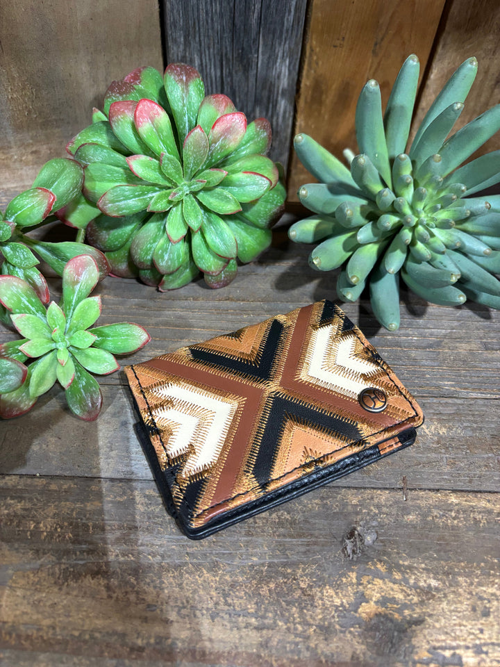 Montezuma Leather Bi-Fold Wallet by Hooey