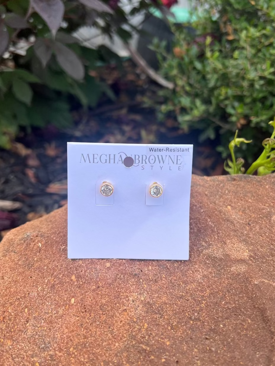 Ori Rhinestone Encased Stud Earrings