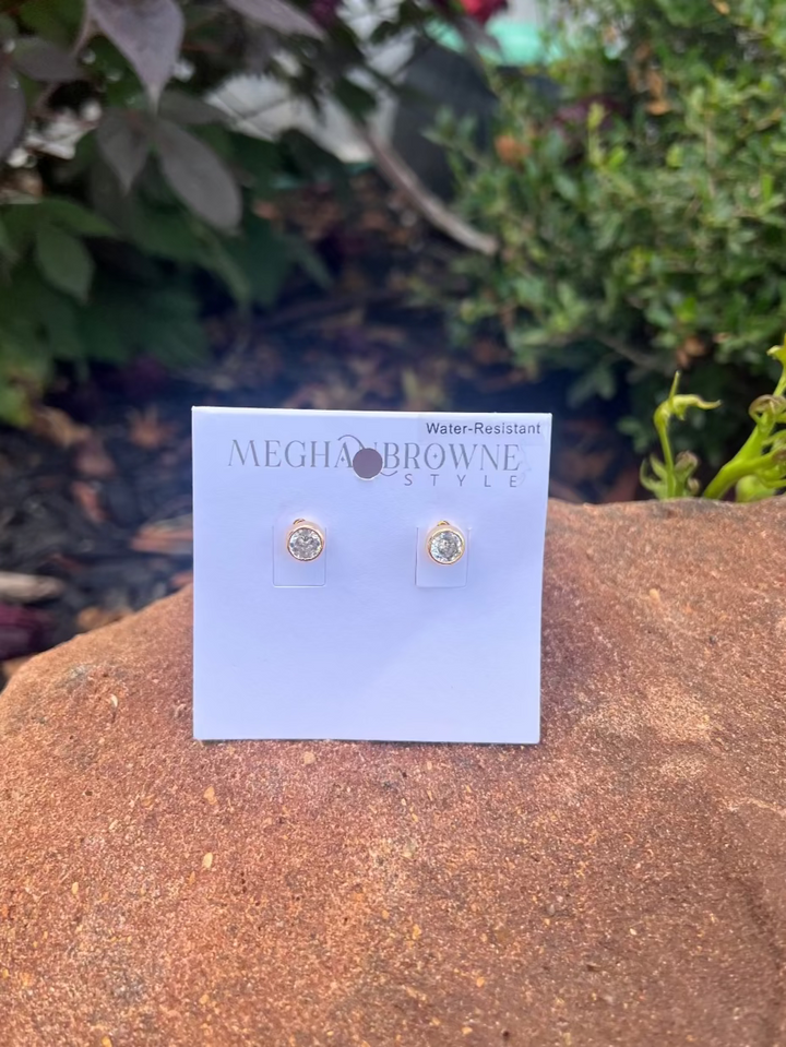 Ori Rhinestone Encased Stud Earrings