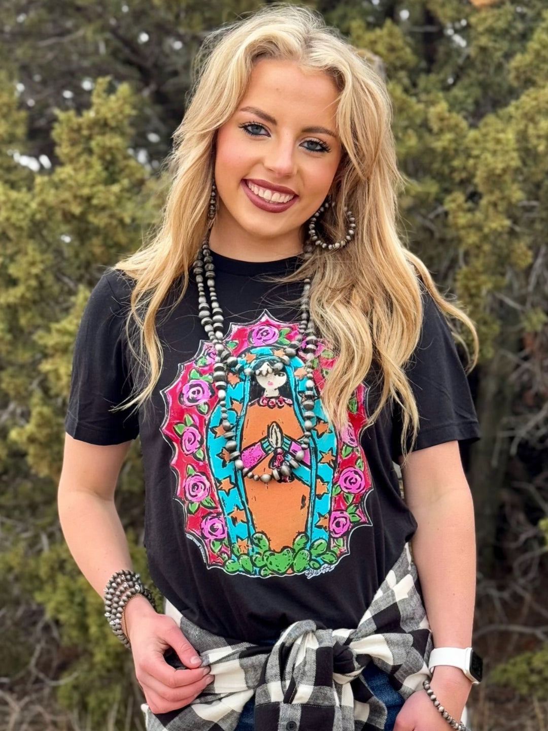 Barb's Lady of Guadalupe Graphic Tee by Texas True Threads