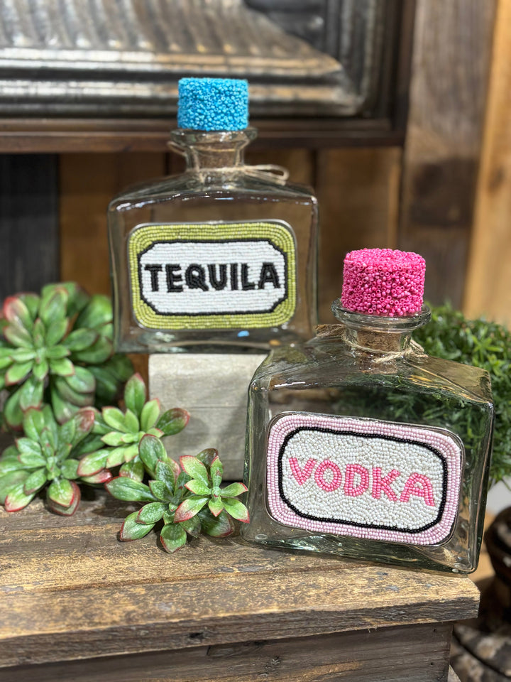 Beaded Bar Decanter by Mud Pie