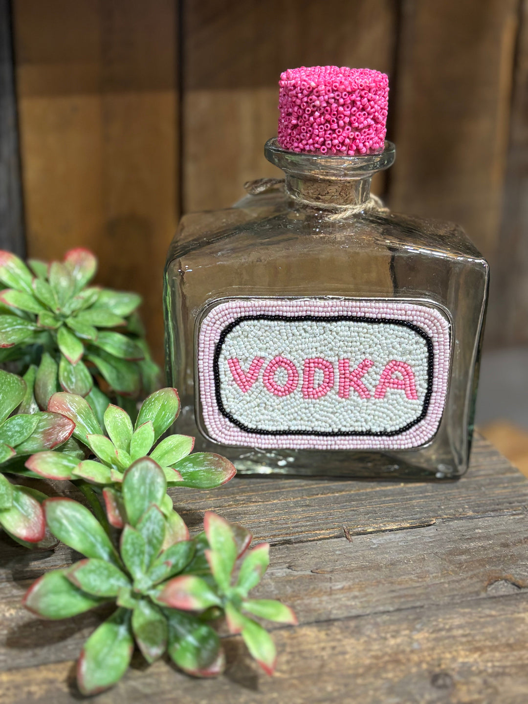 Beaded Bar Decanter by Mud Pie