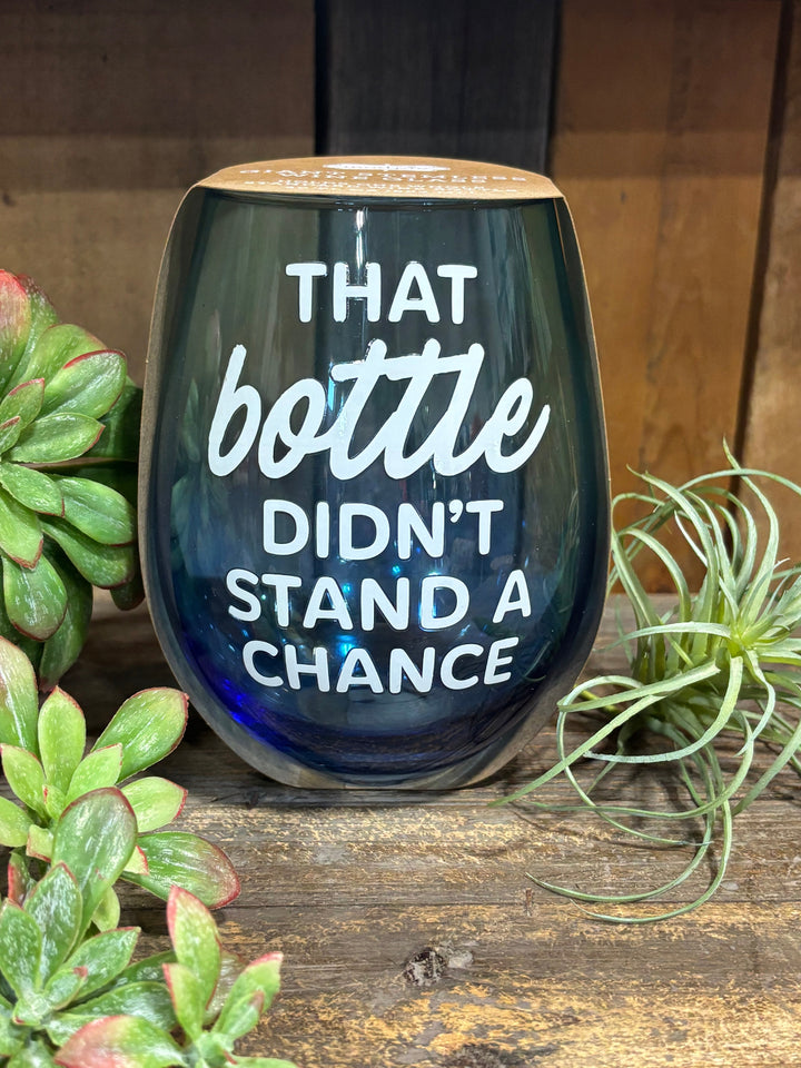 Giant Stemless Wine Glass by Mud Pie