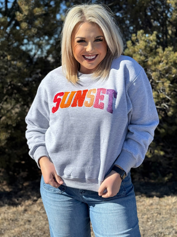 Sunset Grey Sweatshirt