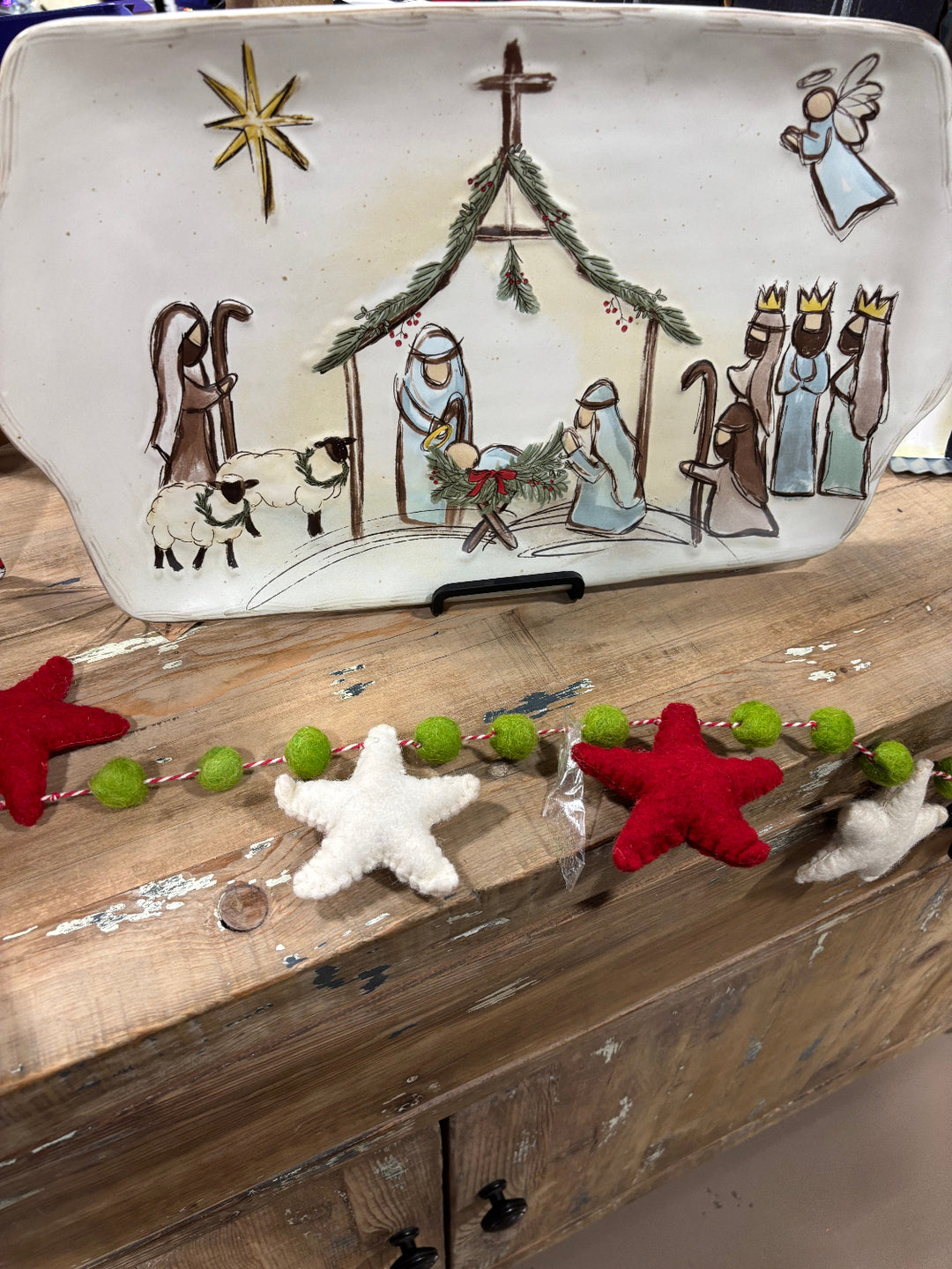 Nativity Platter by Mud Pie