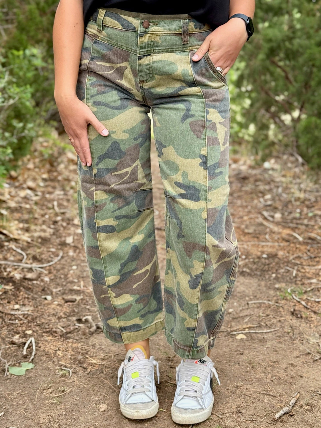 Dynasty Camo Barrel Jean by Risen