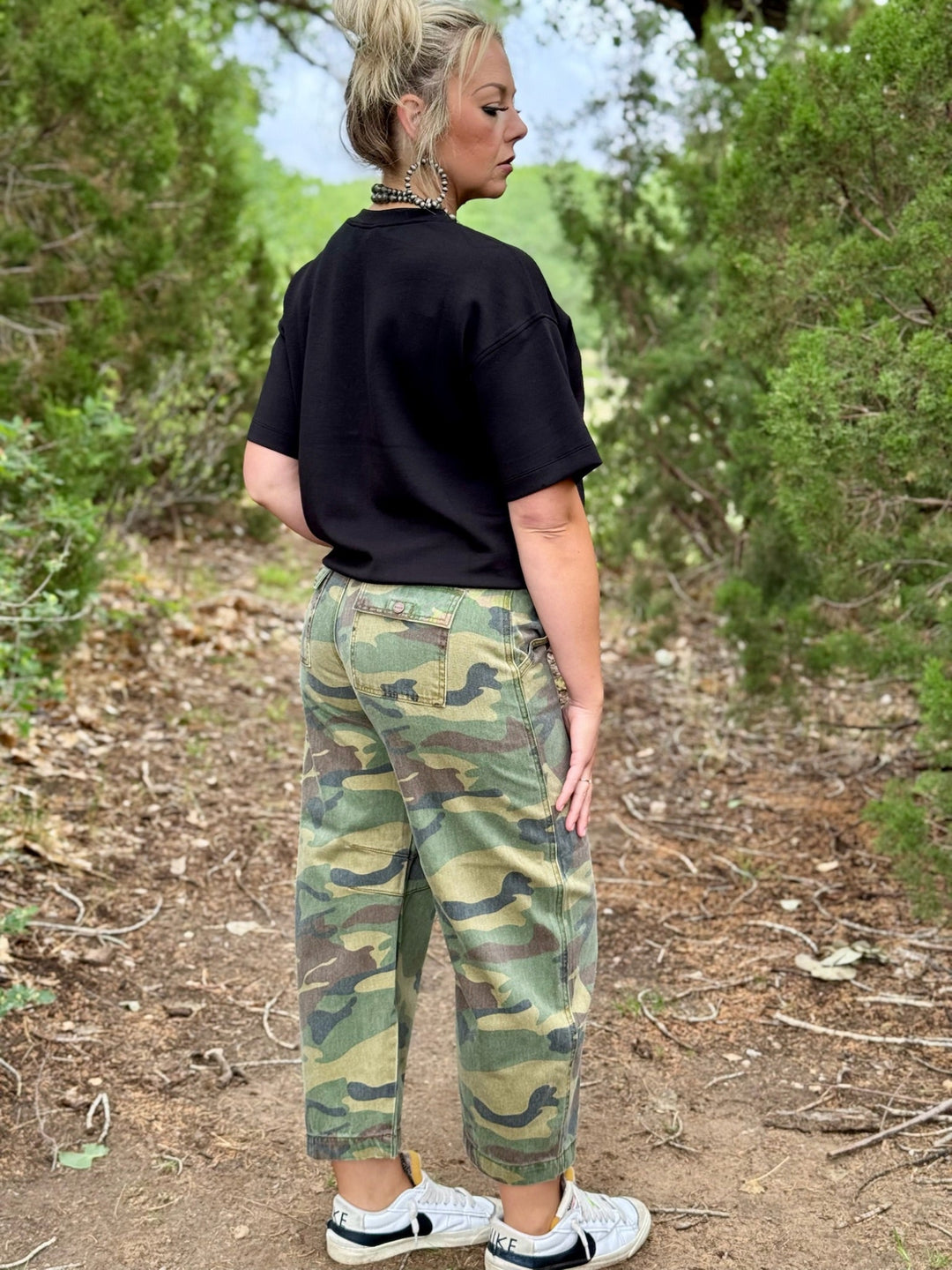 Dynasty Camo Barrel Jean by Risen