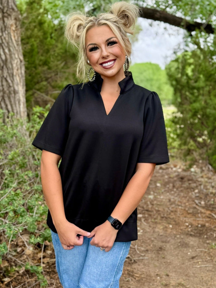 Elevated Classic Black Top