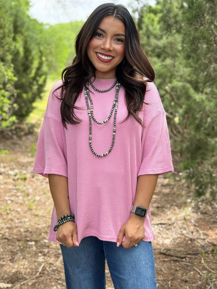 Teagan Waffle Knit Top