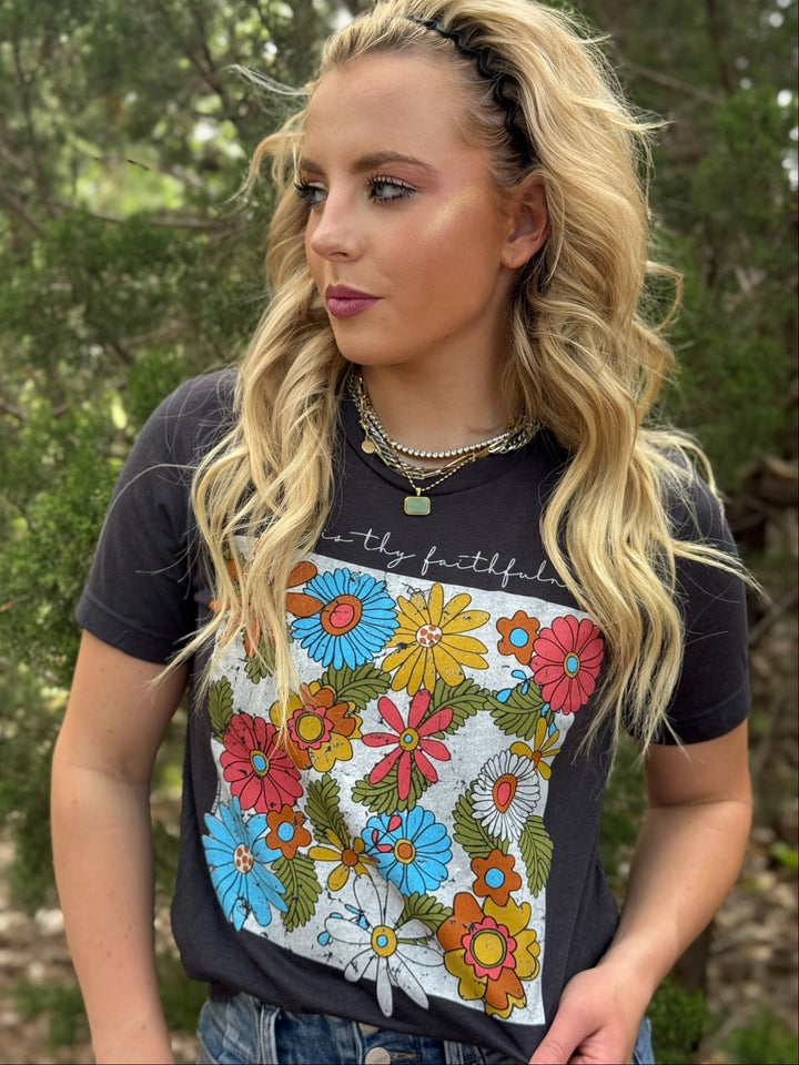 Great is Thy Faithfulness Graphic Tee by Texas True Threads