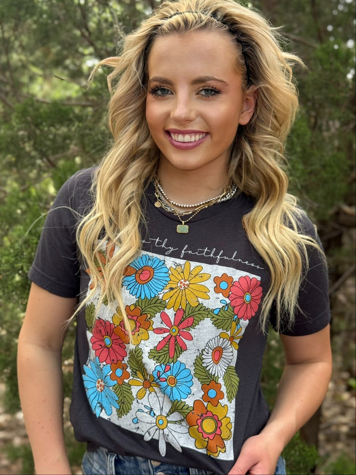 Great is Thy Faithfulness Graphic Tee by Texas True Threads
