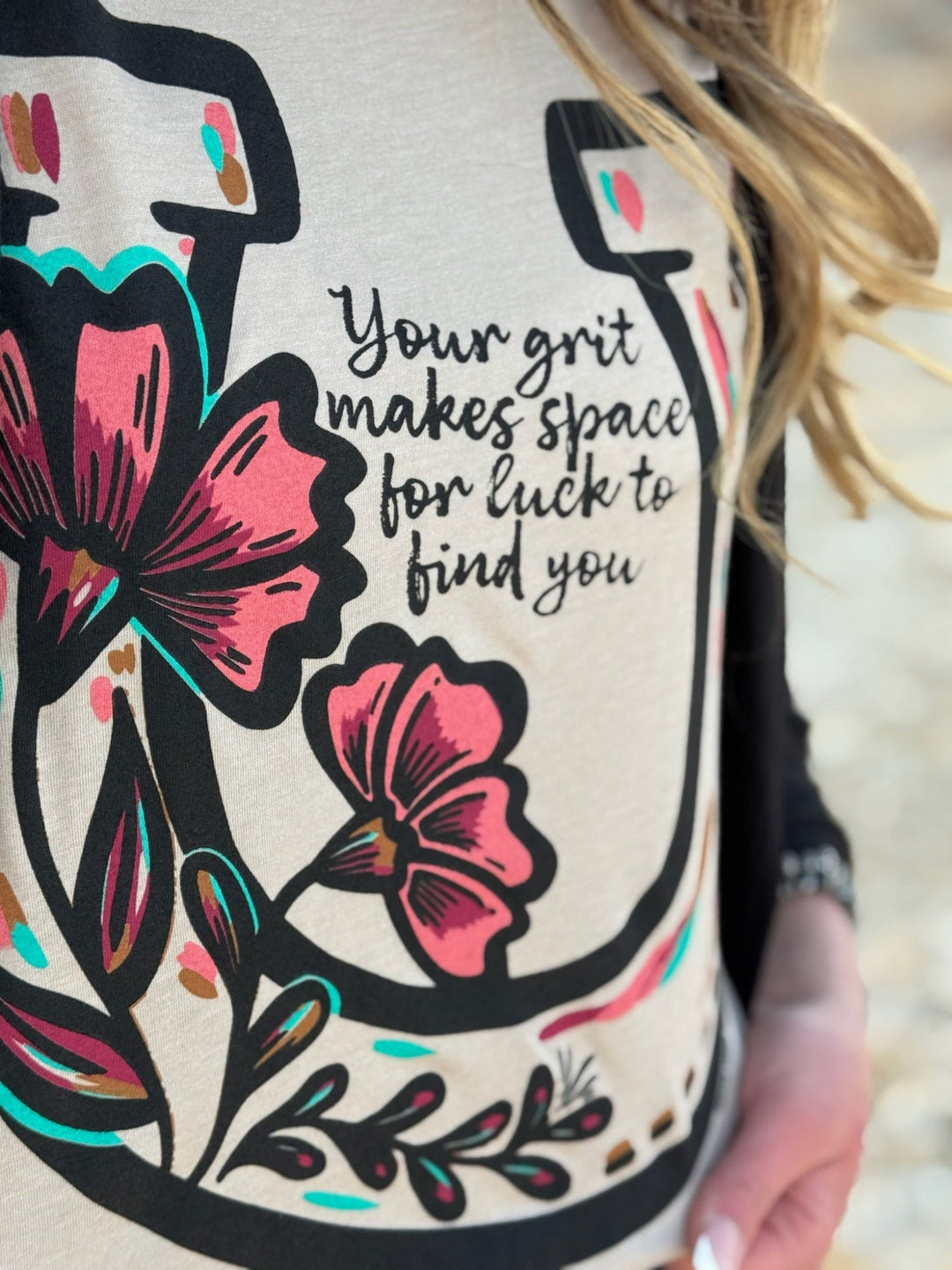 Lauren's Horseshoe Graphic Tee by Texas True Threads