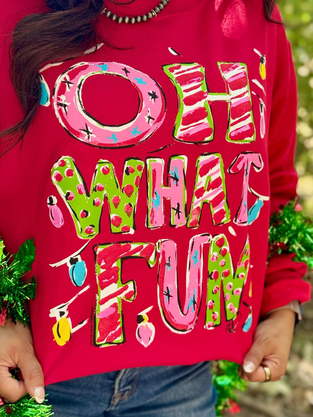 Callie's Oh What Fun Graphic Tee by Texas True Threads