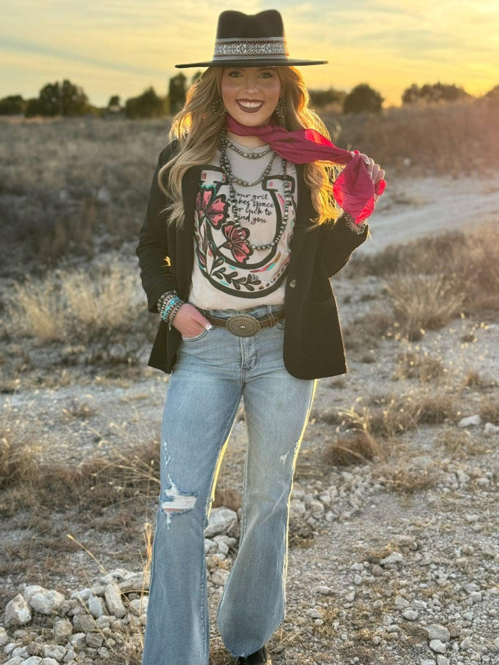 Lauren's Horseshoe Graphic Tee by Texas True Threads