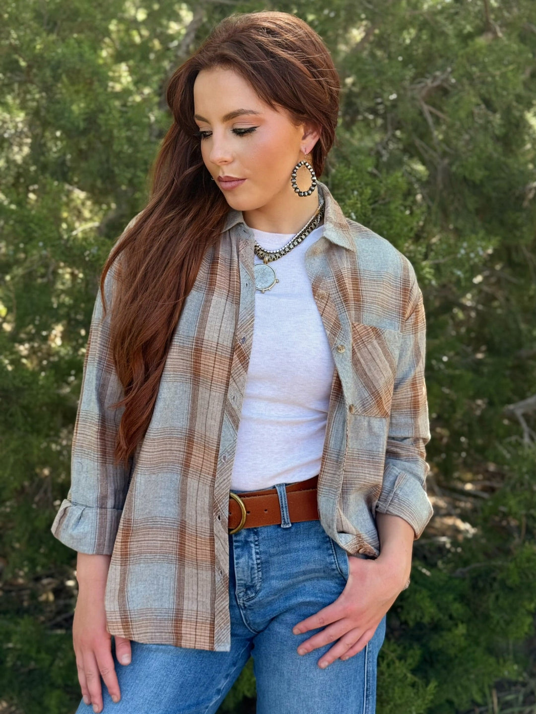 Itzel Fall Flannel by Texas True Threads