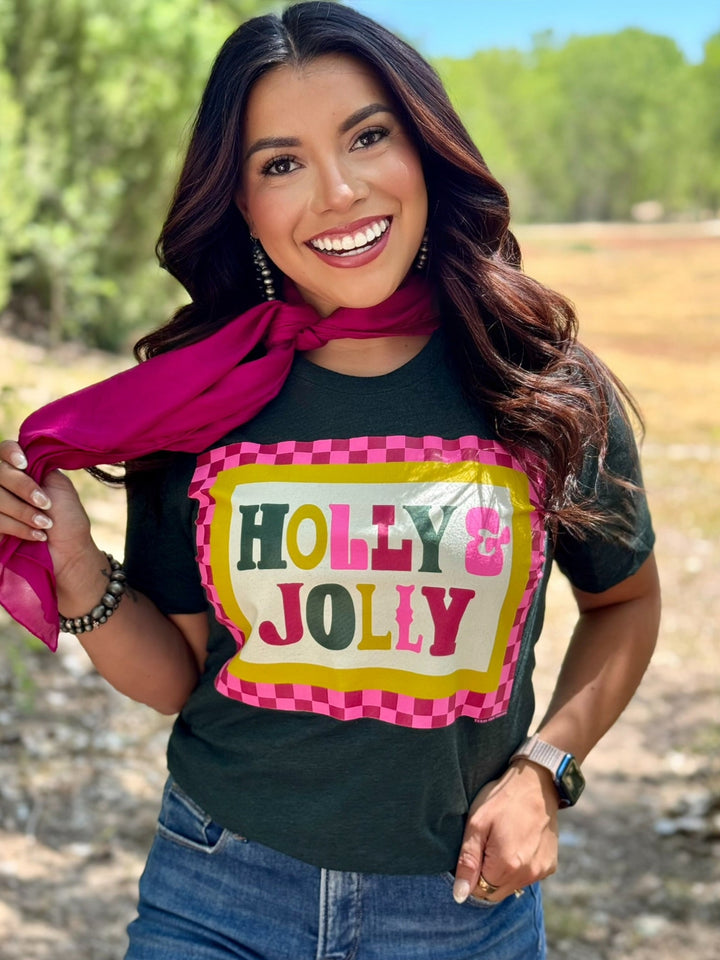 Holly Jolly Graphic Tee by Texas True Threads
