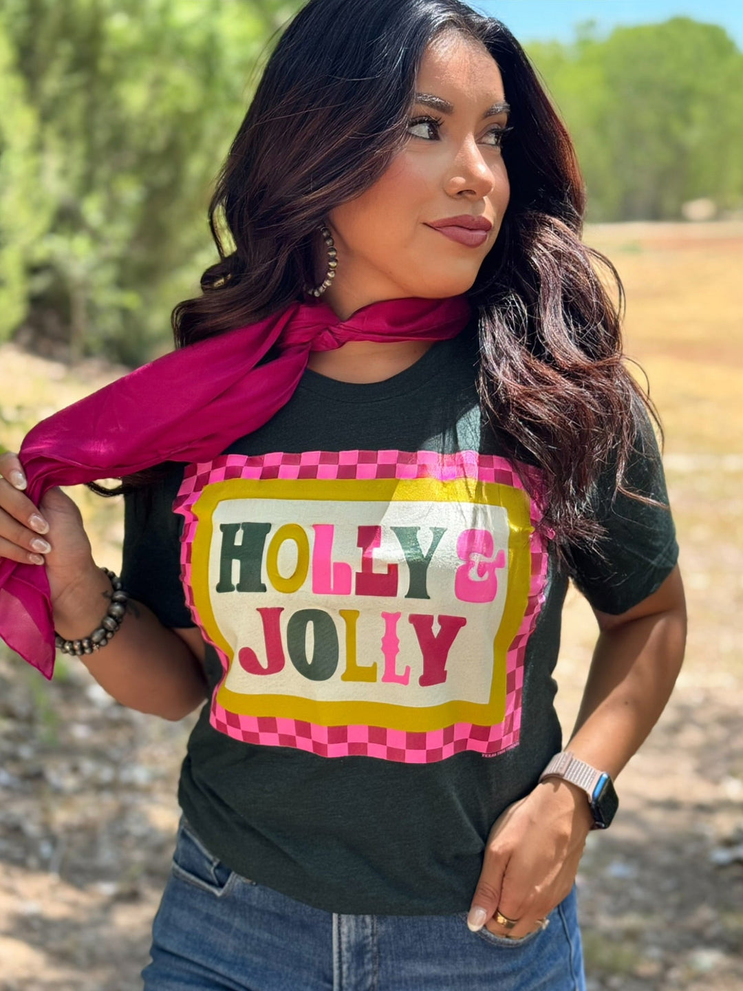 Holly Jolly Graphic Tee by Texas True Threads