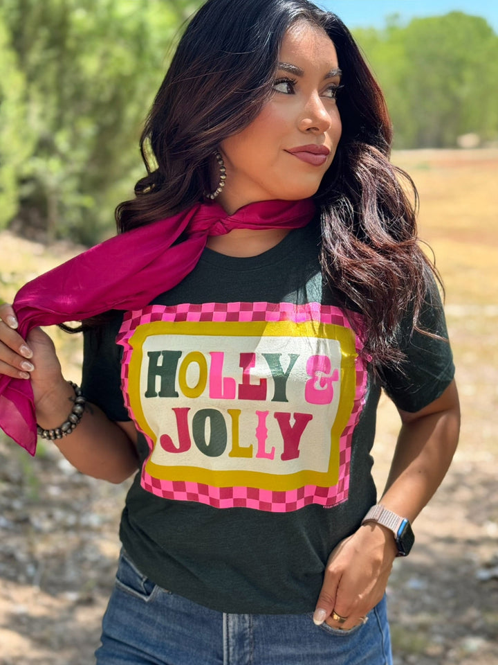Holly Jolly Graphic Tee by Texas True Threads