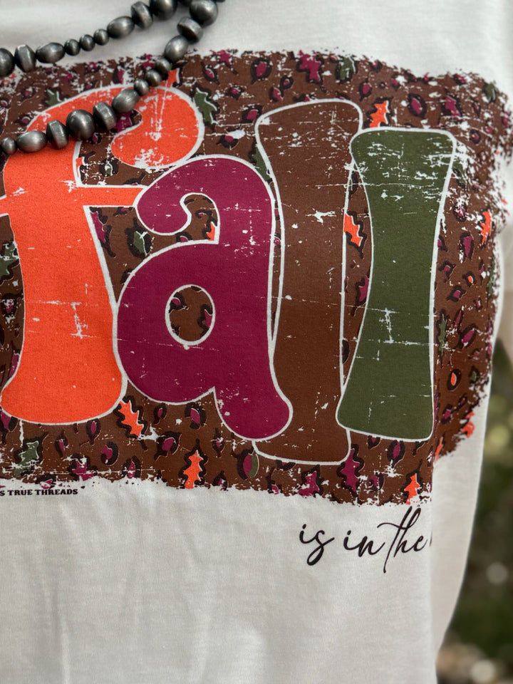 Fall Leopard Graphic Tee by Texas True Threads