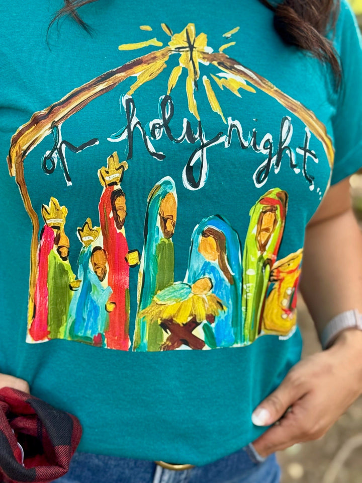Callie's Oh Holy Night Graphic Tee by Texas True Threads
