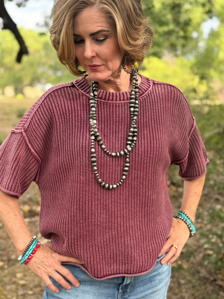 Merlot Wine Sweater