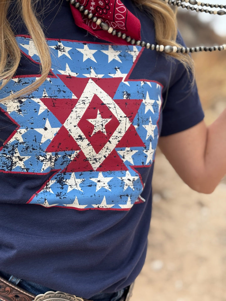 American Aztec Graphic Tee by Texas True Threads