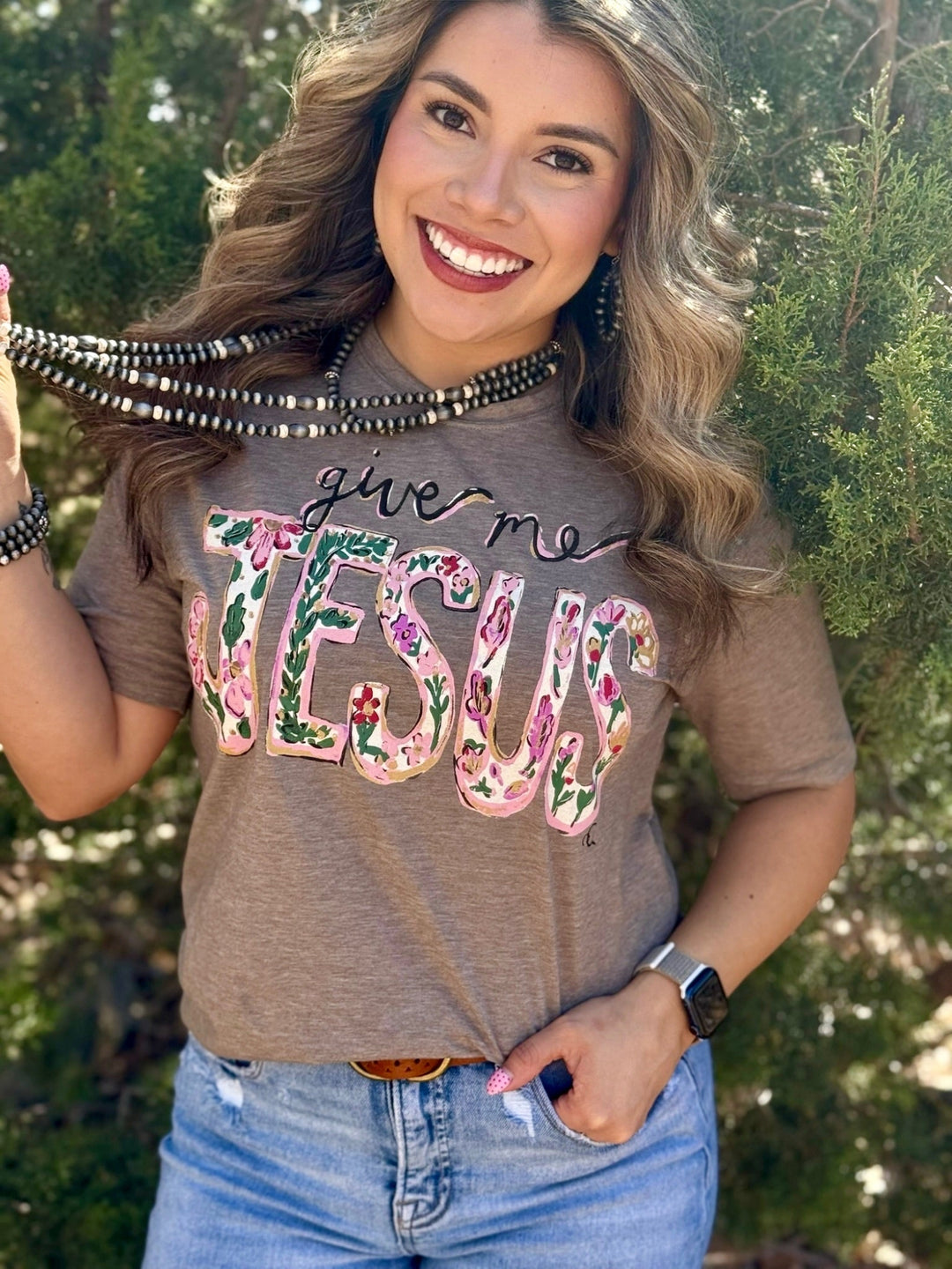 Callie's Give Me Jesus Graphic Tee by Texas True Threads