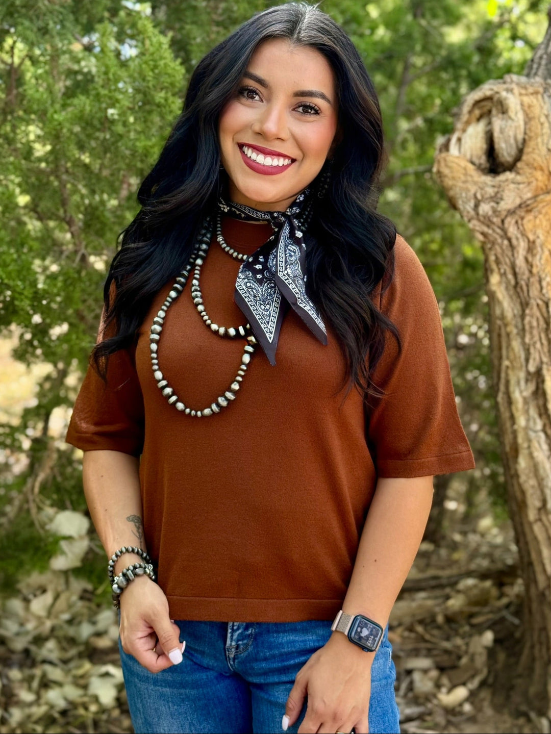 Right Touch Brown Sweater