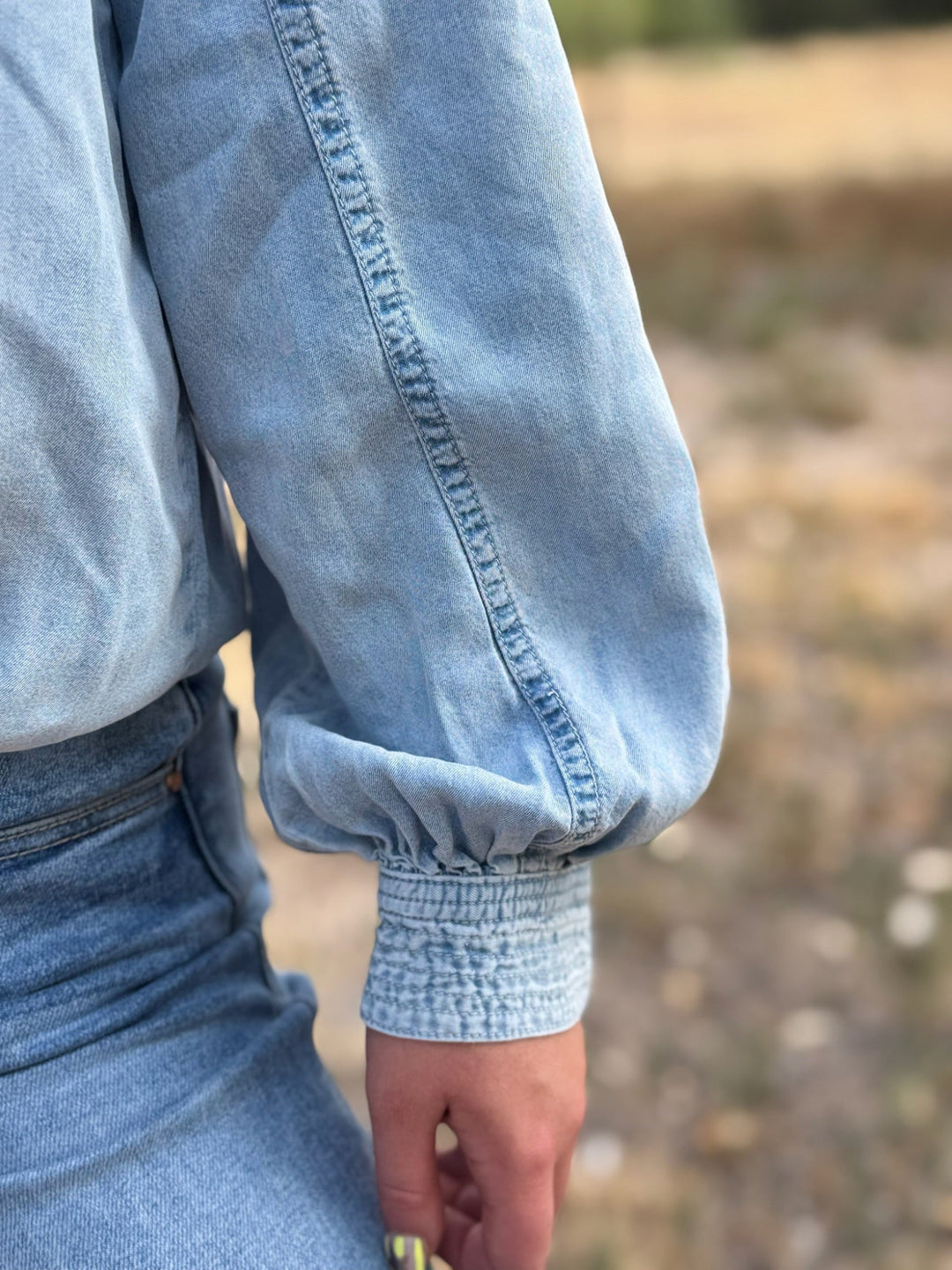 Sadie Pearl Snap Top