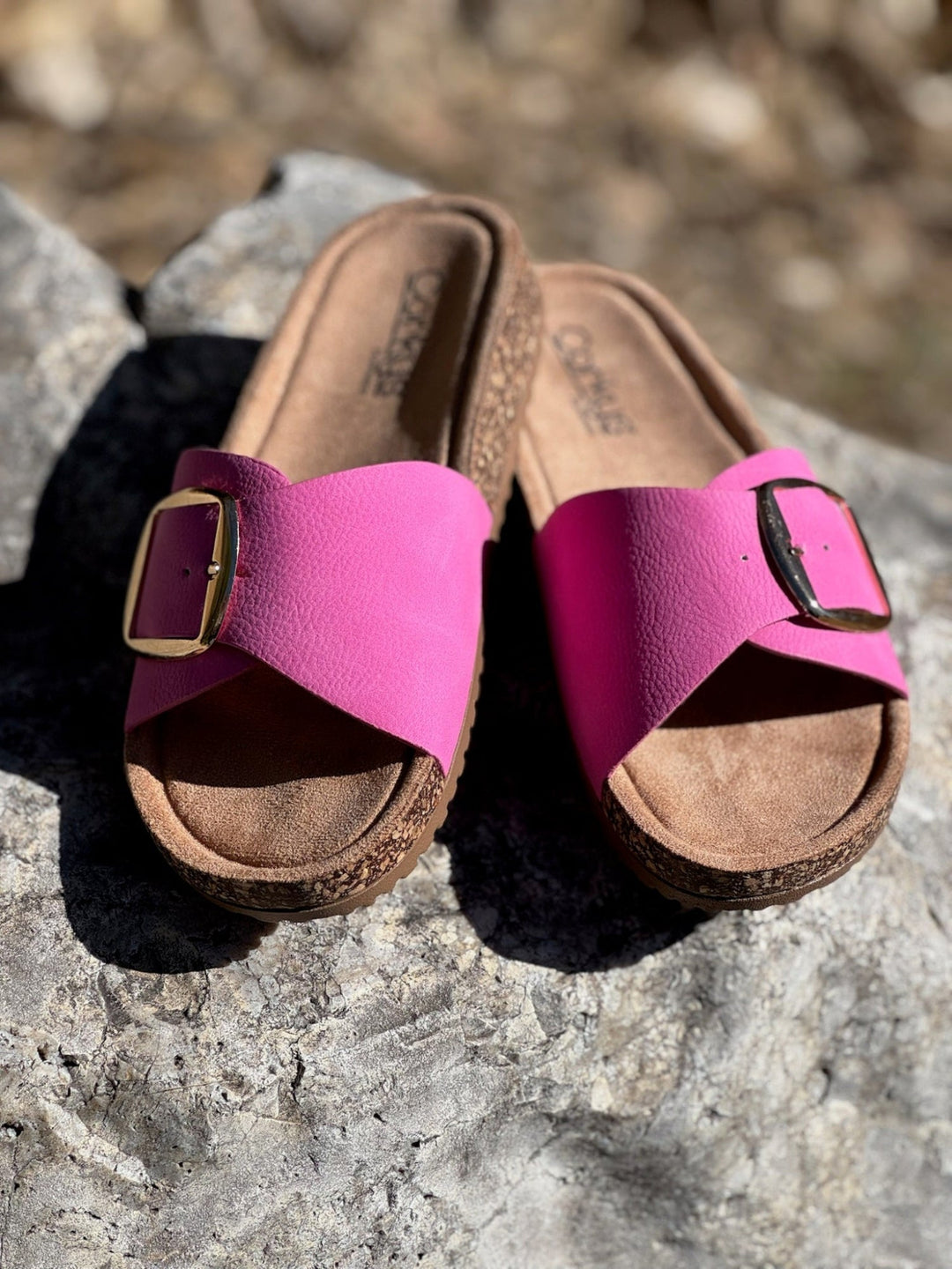 Road Trip Pink Sandals by Corkys