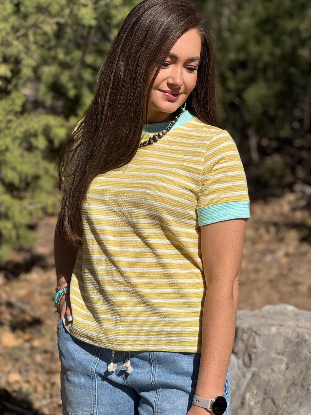 April Striped Top