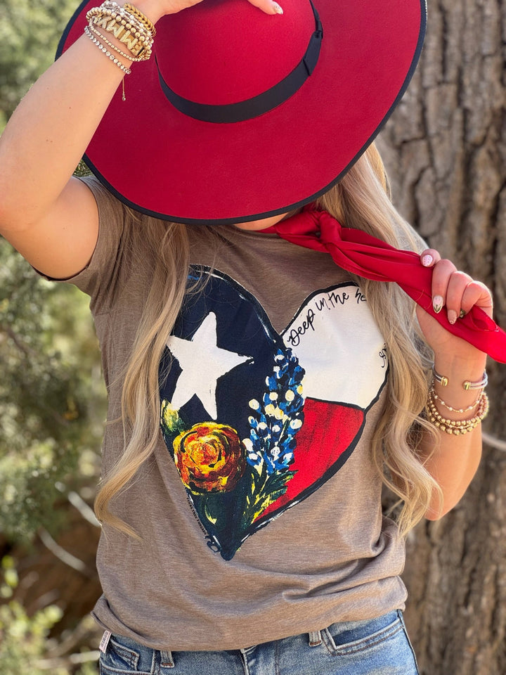Callie's Deep in the Heart of Texas Graphic Tee by Texas True Threads
