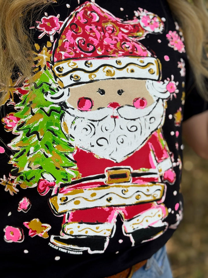 Callie's Santa Claus Graphic Tee by Texas True Threads