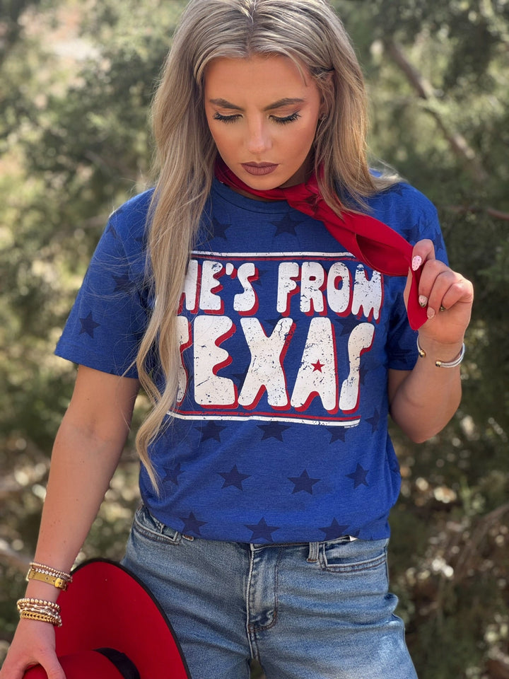She's From Texas Graphic Tee by Texas True Threads