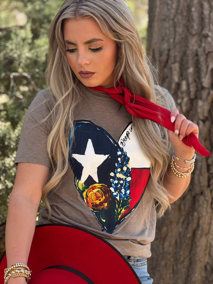 Callie's Deep in the Heart of Texas Graphic Tee by Texas True Threads