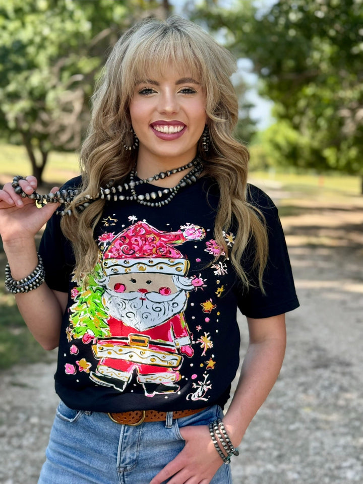 Callie's Santa Claus Graphic Tee by Texas True Threads