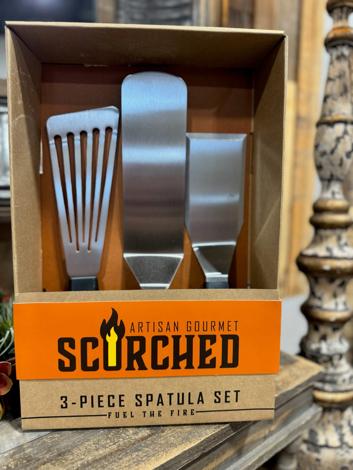 Scorched 3 Pc Outdoor Spatula Set