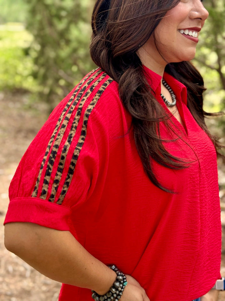 Stand Out Red Top