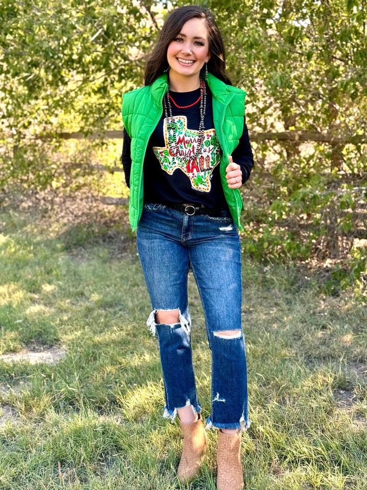 Callie's Texas Merry Christmas Ya'll Graphic Tee by Texas True Threads