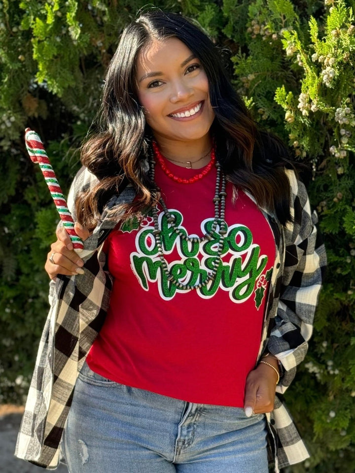 Oh So Merry Graphic Tee by Texas True Threads