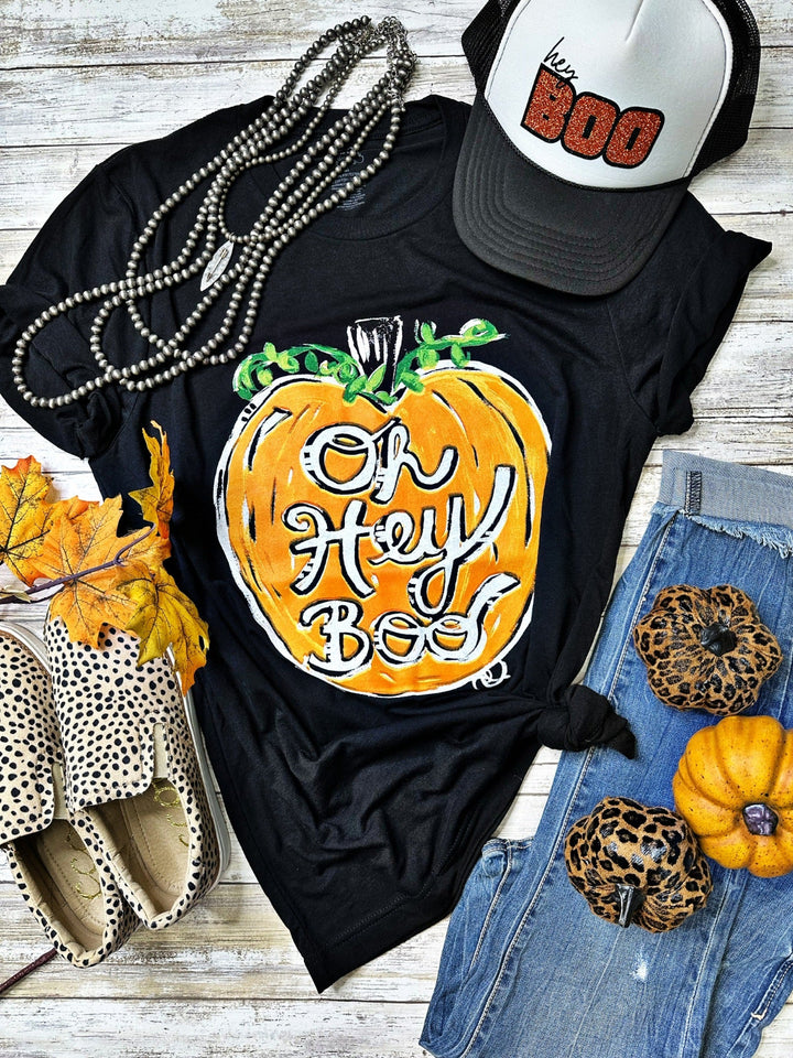 Callie's Oh Hey Boo Graphic Tee by Texas True Threads