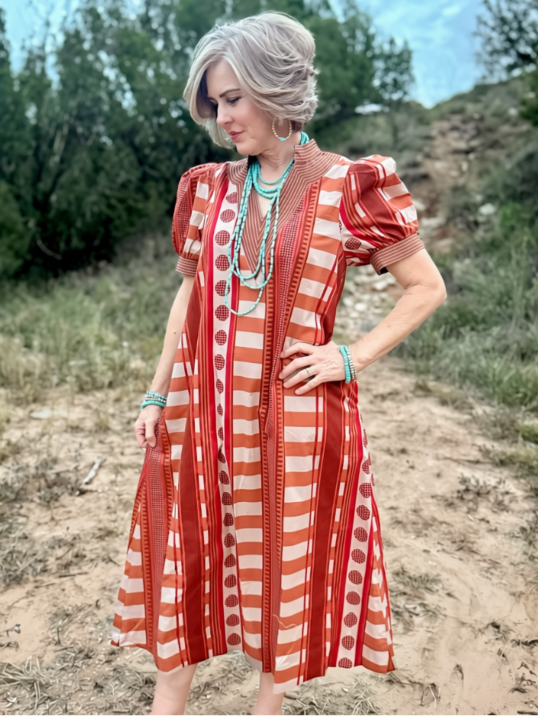 Kirby Fall Plaid Midi Dress