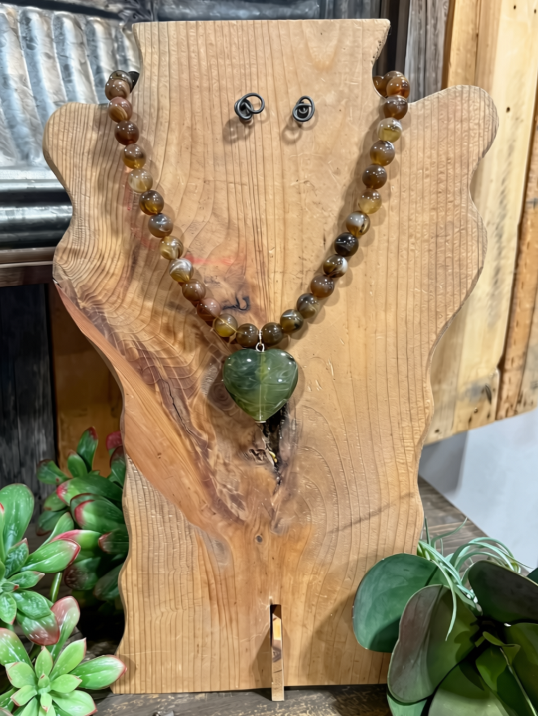 Brown Beaded Necklace