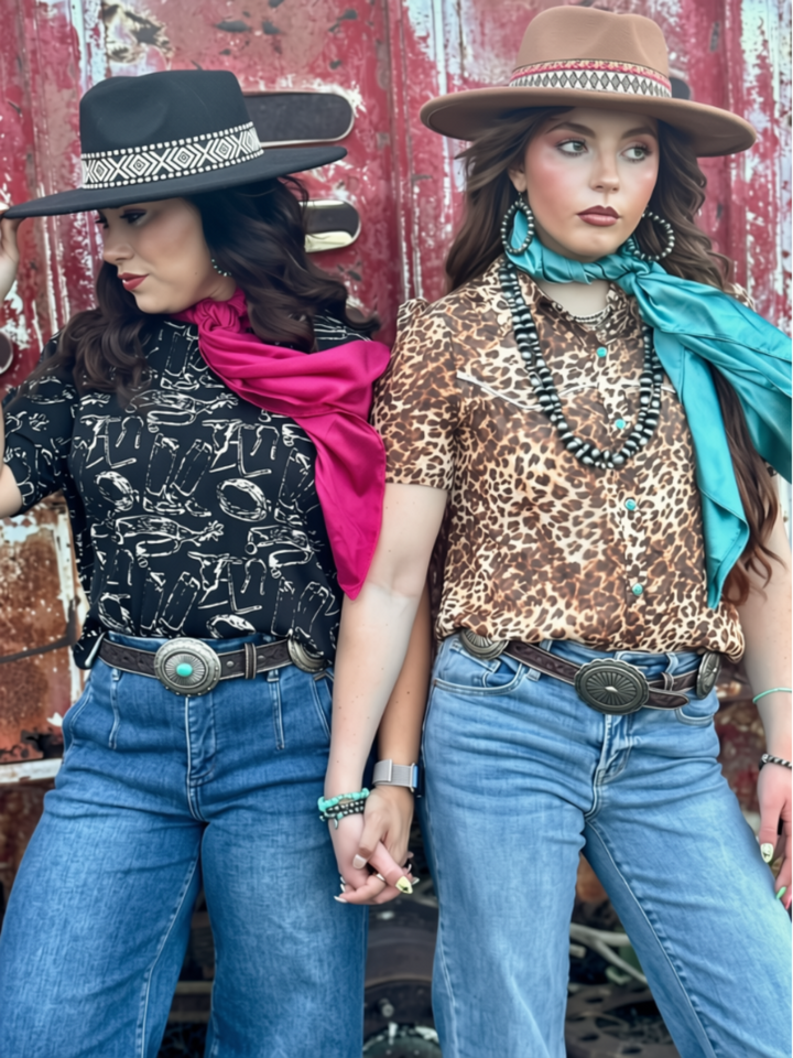 Boots & Spurs Black Tee