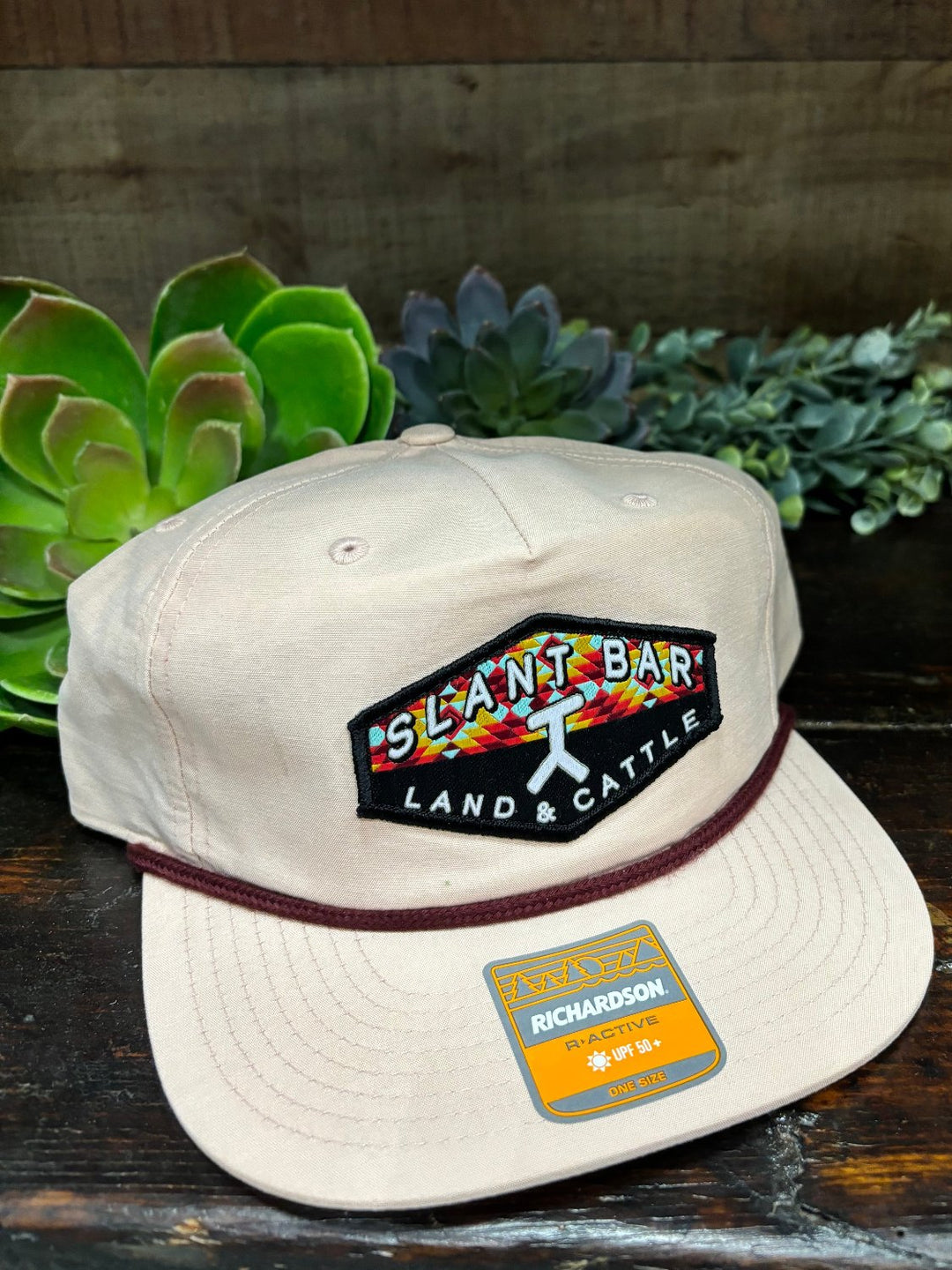 Slant Bar Land & Cattle Aztec Patch Rope Cap