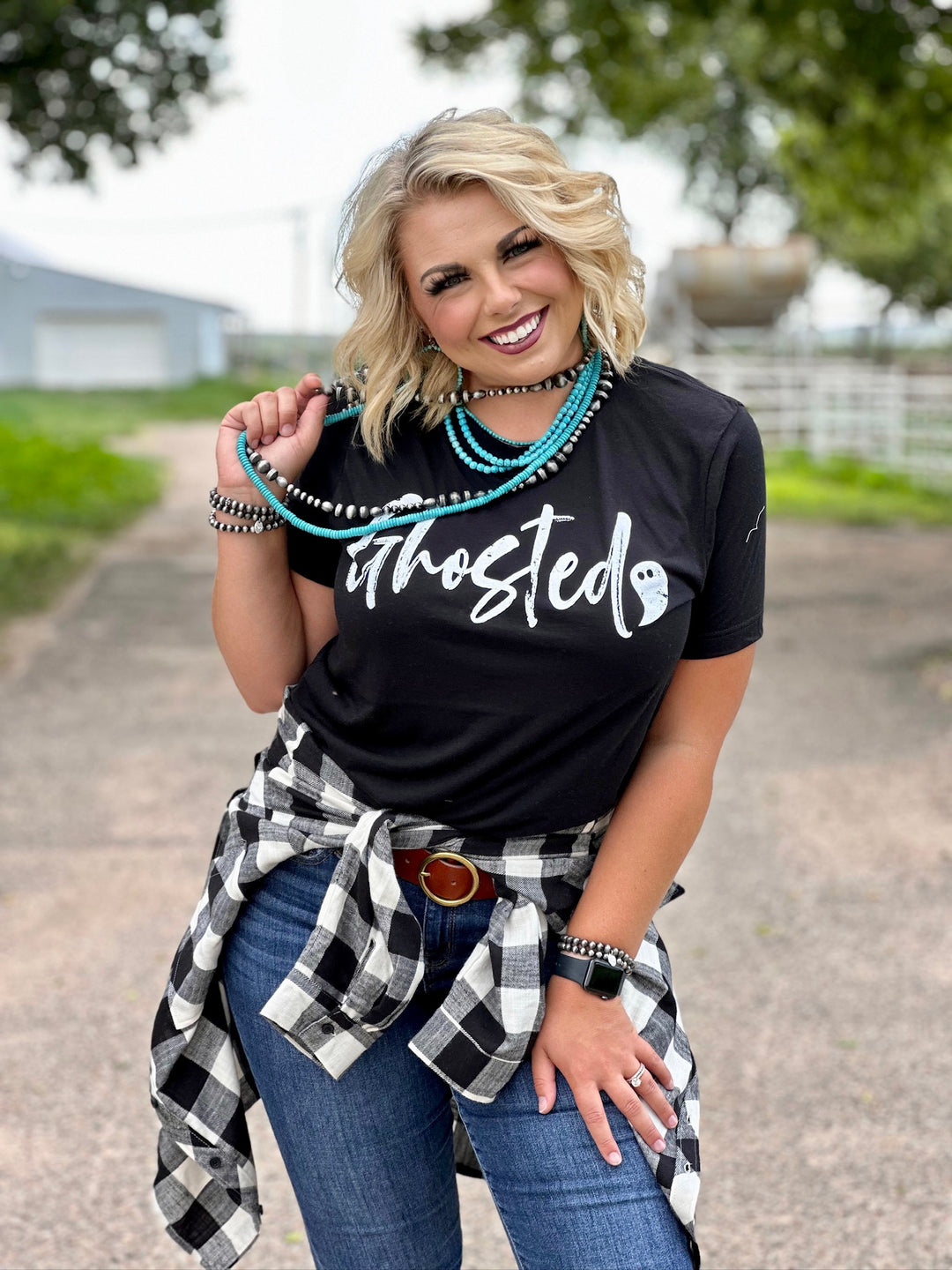 Ghosted Black Graphic Tee by Texas True Threads
