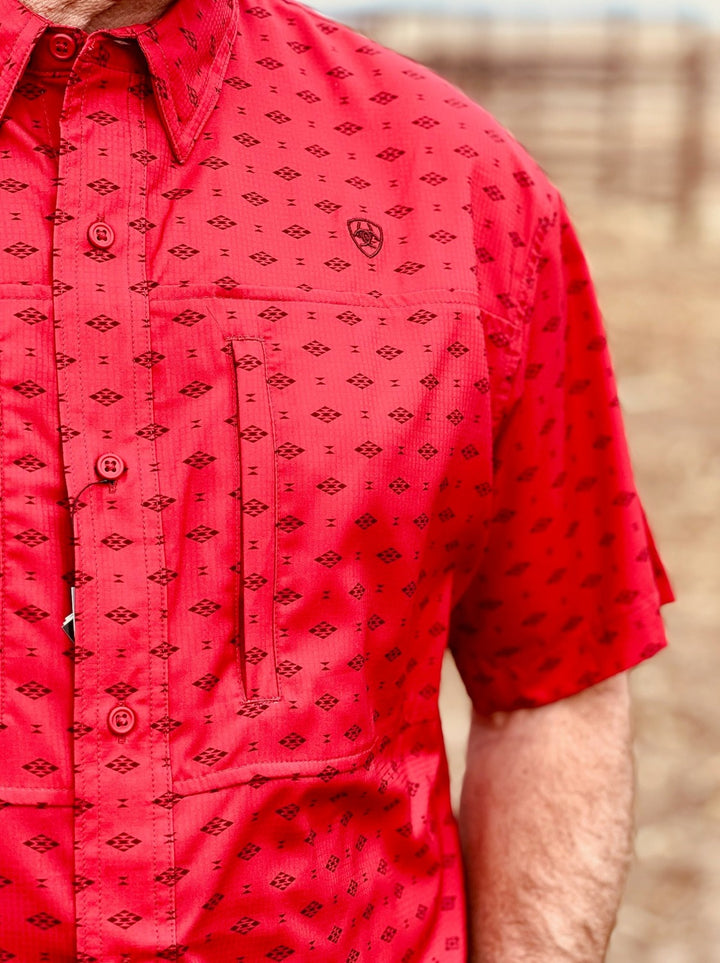 Michael Red VentTEK Classic Fit Shirt by Ariat