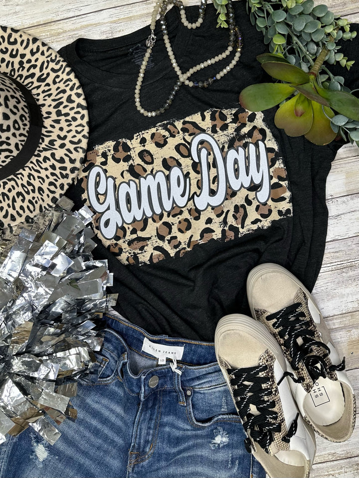 Leopard Game Day Graphic Tee by Texas True Threads