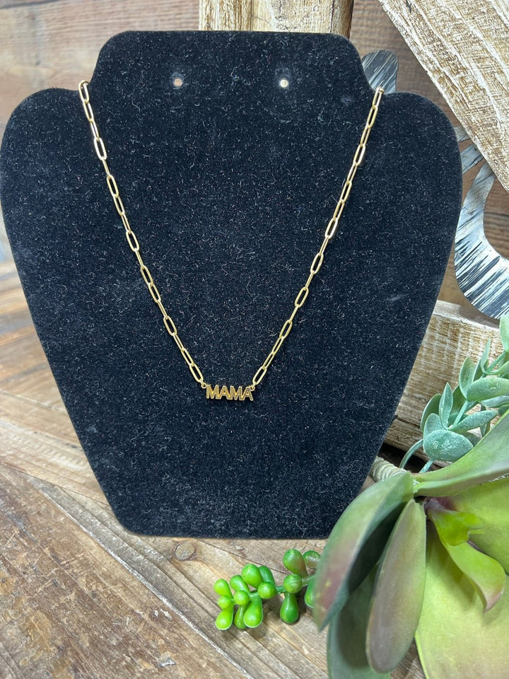 MAMA Waterproof Gold Necklace