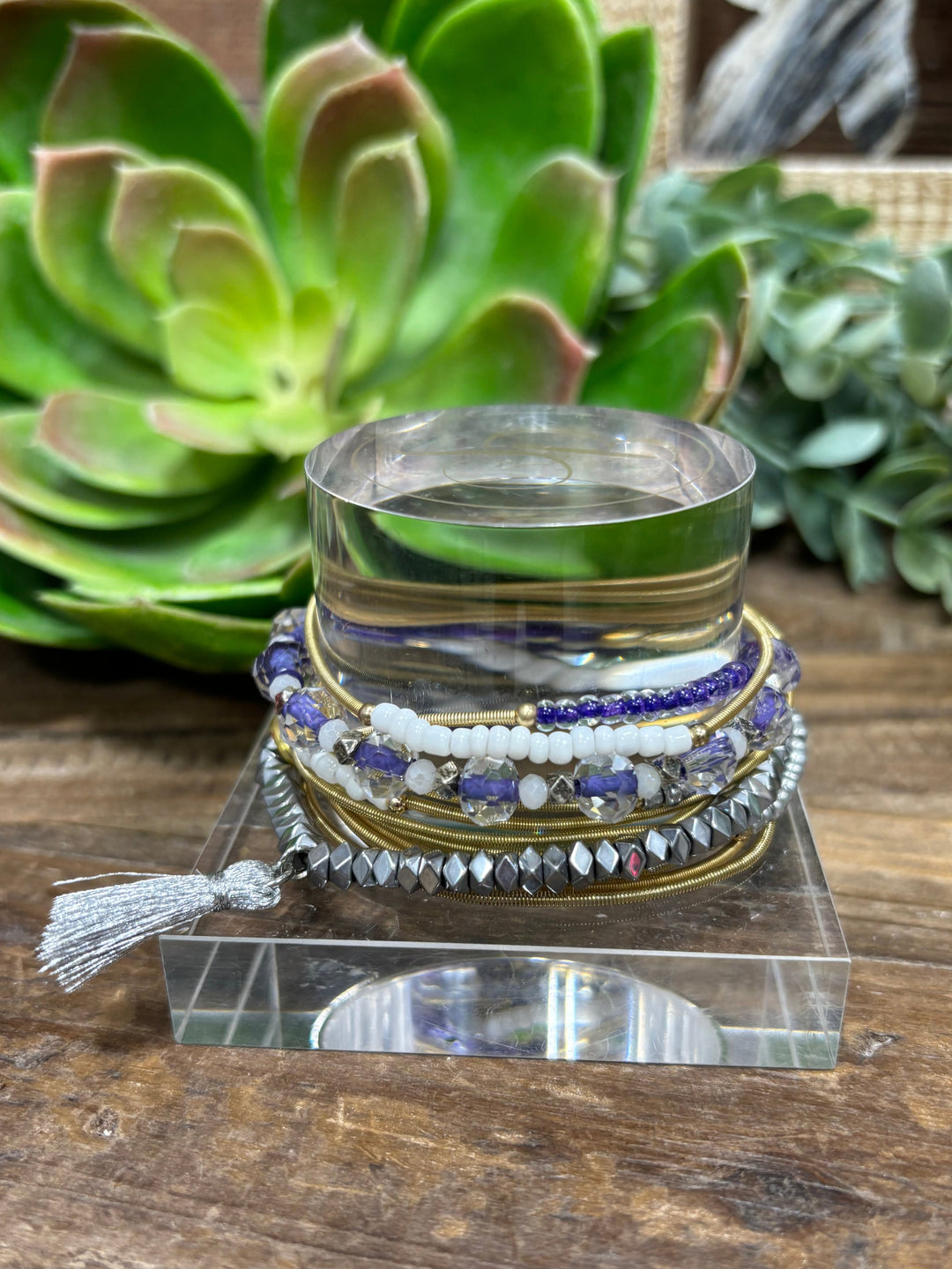 Crystal Game Day Bracelet Set